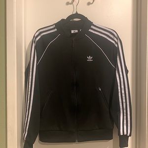 Like new adiadas originals superstar track jacket size small, polyester